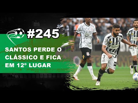 Santos só se defende e perde o clássico para o Corinthians