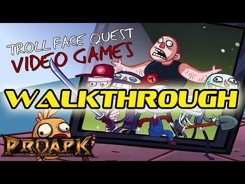 Troll Face Quest Video Games Walkthrough All Level 1-32 + 10 Trollemons  - iOS Android Gameplay