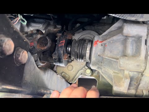GMC Sierra z71 front driveshaft removal