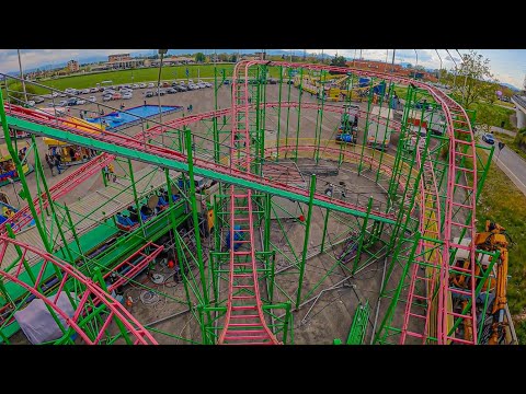 Crazy Jungle (Carletti) - Mounted HD On-Ride POV | 🇮🇹 Luna Park Parma 2023
