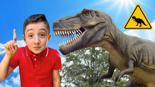 Dinosaur Theme Park Tour for Kids 🦕  Dinosaurs for Kids 🦖 Explore a Dino Park