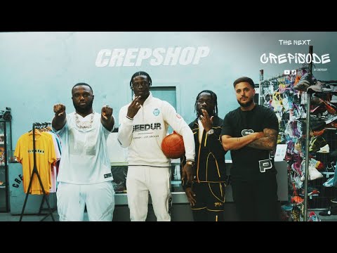 OFB's Headie One, Abra Cadabra & Dezzie go shopping @ Crep Shop