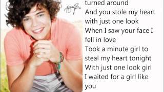 One Direction - Stole My Heart lyrics on screen