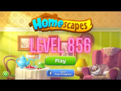 Homescapes Level 856 Walkthrough (No Boosters)
