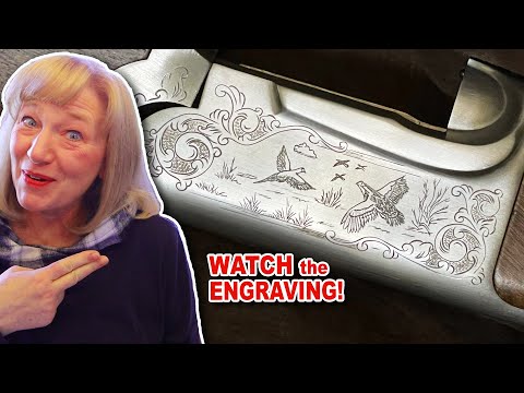 Ruger Shotgun | Hand Engraving for Beginners | Beautiful Designs in Metal | Collectable Shotgun