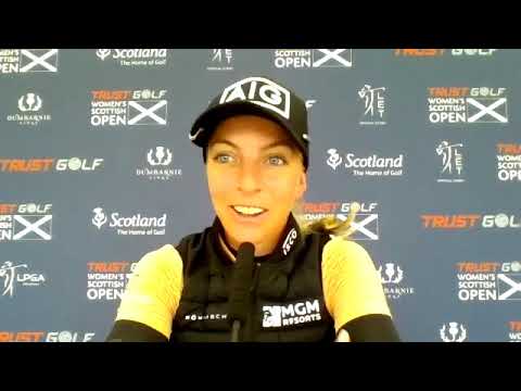Sophia Popov Wednesday Press Conference 2021 Trust Golf Women’s Scottish Open