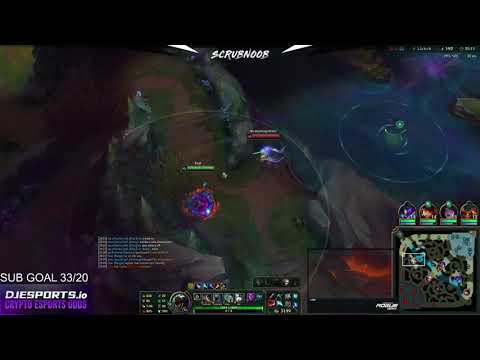 Scrubnoob got insanly smashed by under fed riven