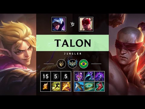 Talon Jungle vs Lee Sin - BR Challenger Patch 25.12