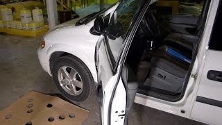 Dodge Caravan noise in front end. Ball joint. How to Tell. Cheap Fix.