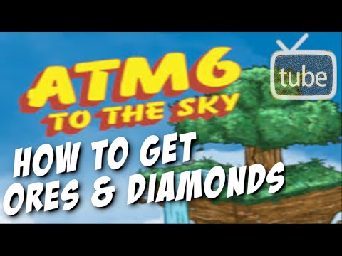 All The Mods 6 To The Sky - How To Get Ores & Diamonds Episode 2