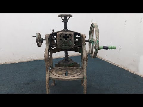 Manual Ice Crusher Machine Restoration
