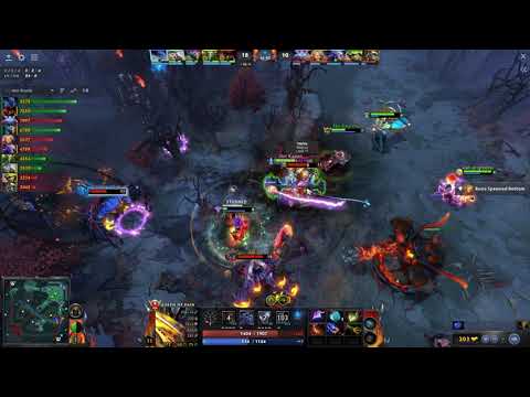 Grandmaster Tier Queen of Pain Mid Patch 7.34d - Full Gameplay