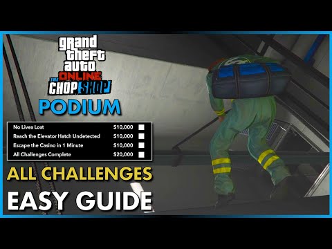 The Podium Robbery ($455,000) ALL Challenges | Easy Guide