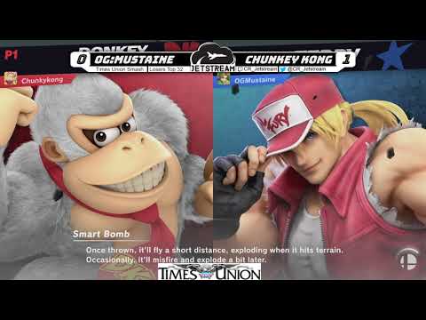Times Union Smash Losers Top 32 - Chunkey Kong (DK) Vs. OGMustaine (Terry) Smash Ultimate - SSBU