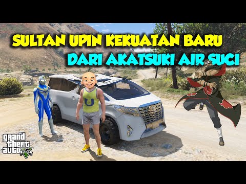 PEPERANGAN ULTRAMAN VS AKATSUKI AIR SUCI ALPHARD MODIF OFFROAD - GTA V SULTAN UPIN IPIN SPESIAL