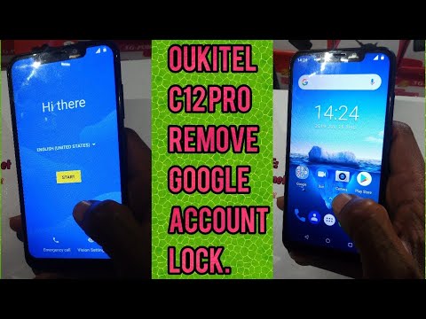 Oukitel C12 Pro Bypass FRP Google Account -100% easy.