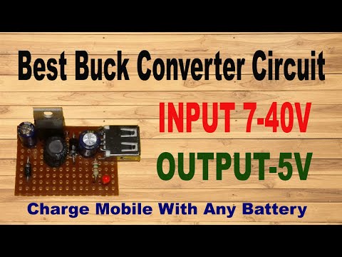 Buck Converter Circuit || 12v to 5v converter Circuit || Dc To Dc Converter Circuit With IC LM2575