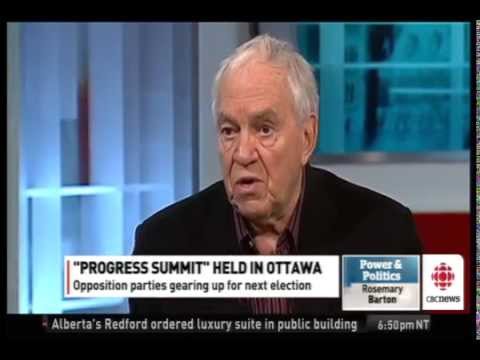 Ed Broadbent on the Progress Summit, the Fair Elections Act and the Senate on CBC Power and Politics