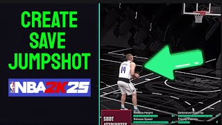 How to Create and Save your Jumpshot in NBA 2k25 (TUTORIAL)