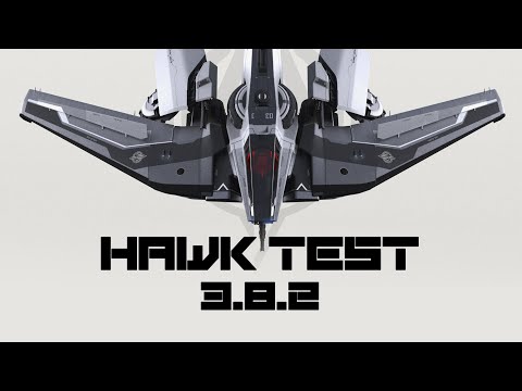 Star Citizen 3.8.2 Hawk Loadout Test - 6 Yellow Jackets