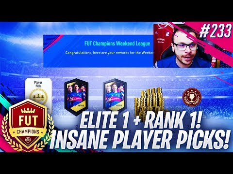 FIFA 19 MY ELITE 1 FUT CHAMPIONS & RANK 1 DIVISION 1 REWARDS! WE PACK INSANE PLAYER PICKS!