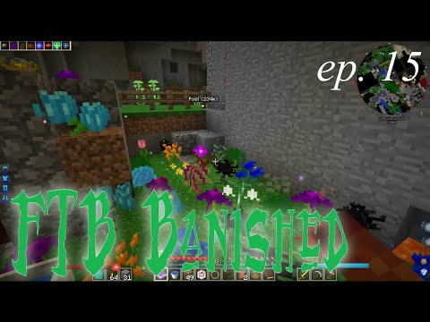 Let's Play FTB Banished - Ep. 15 - Botania Jaded Amaranthus and Equivalent Exchange 3