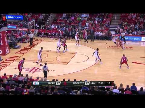 T.J.  McConnell vs Houston Rockets 27.11.2015 (6Pts)