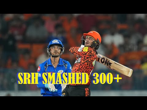 Mi vs SRH match 55 IPL highlights | SRH smashed 300+ Runs