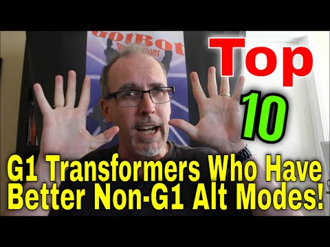 GotBot Counts Down: Top 10 G1 Transformers Whose Non-G1 Alt Modes are Better than the Original