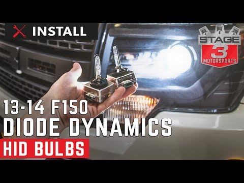 2013-2014 F150 Diode Dynamics Replacement OEM HID Bulbs Install