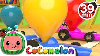 Toy Balloon Car Race | +More Nursery Rhymes & Kids Songs - CoCoMelon