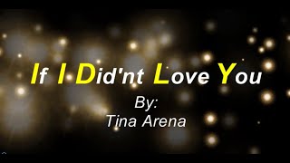 If I Didn&#39;t Love You By: Tina Arena Karaoke