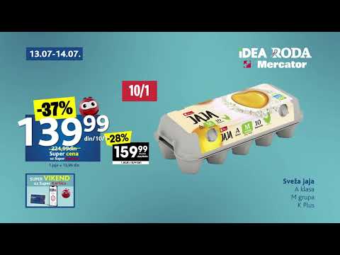 IDEA RODA MERCATOR I Super vikend 13-14.07.2024.