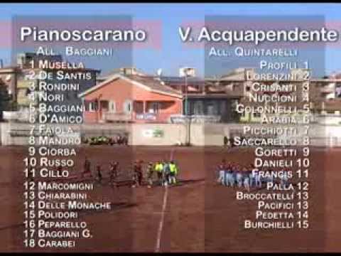 CALCIO, PROMOZIONE LAZIALE: Pianoscarano 1949 - Vigor Acquapendente, stagione 2011/2012,