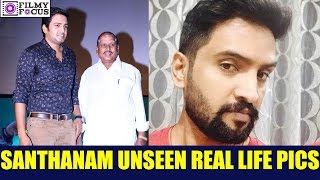 Tamil Actors Santhanam Family And Close Friends || Santhanam Crying || Santhanam Rare Pics