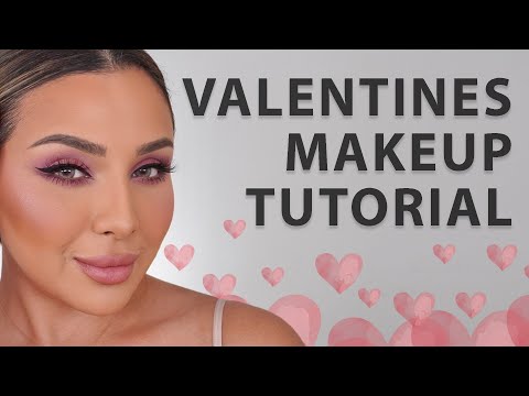 VALENTINES DAY MAKEUP LOOK TUTORIAL | NINA UBHI