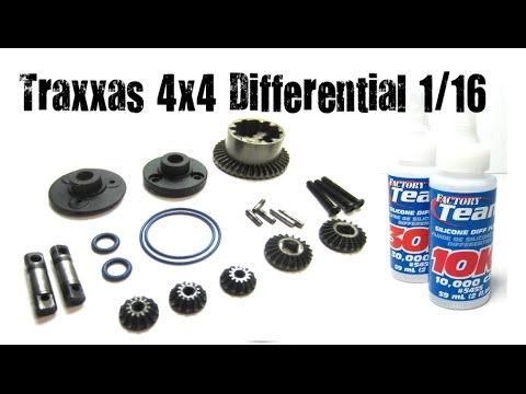 How To Maintain Clean Shim & Re Oil Traxxas 1/16 Differentials (E-Revo, Summit, Slash, Rally)