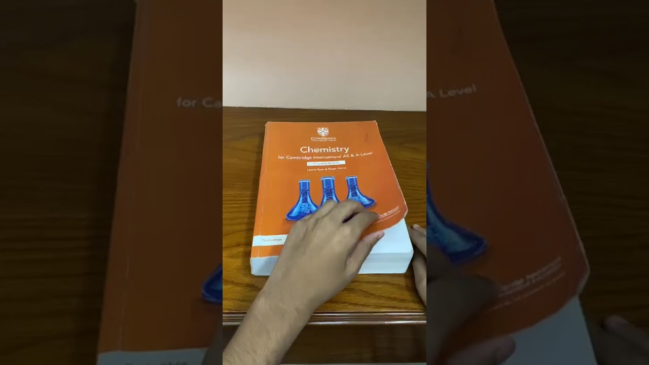 How to open A LEVEL Chemistry Book