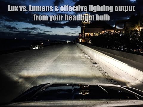 Lux vs. lumens & effective lighting output