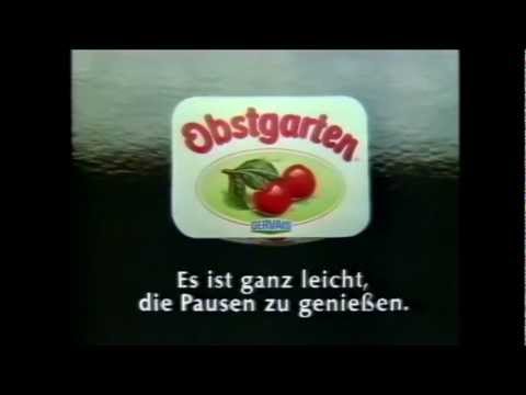 Historische TV-Werbung für Gervais-Obstgarten 1989