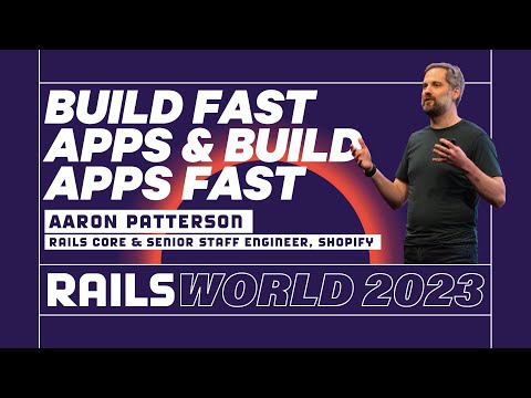 Aaron Patterson - Future of Developer Acceleration with Rails - Rails World 2023