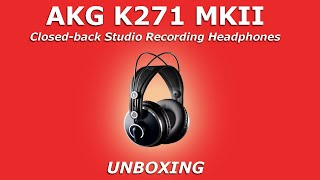 AKG K271 MK2 Studio Recording Headphones / Unboxing