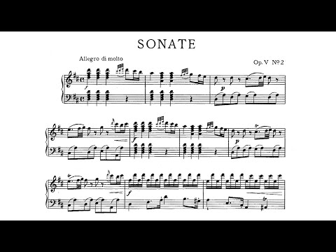 JC Bach: Sonata in D major, Op. 5, No. 2 - Hans Kann, 1962 - MHS 619