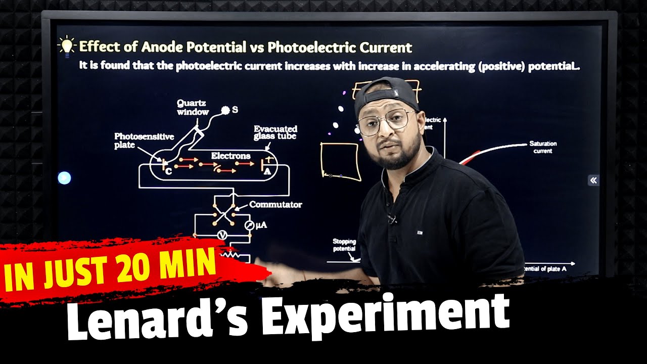 45.Chapter - 10 | Dual Nature Of Radiation & Matter | Lenard's Experiment | Physics Baba 2.O