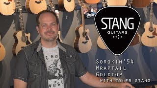 Video thumbnail for Unboxing a Sorokin '54 Wraptail Goldtop by Stang Guitars