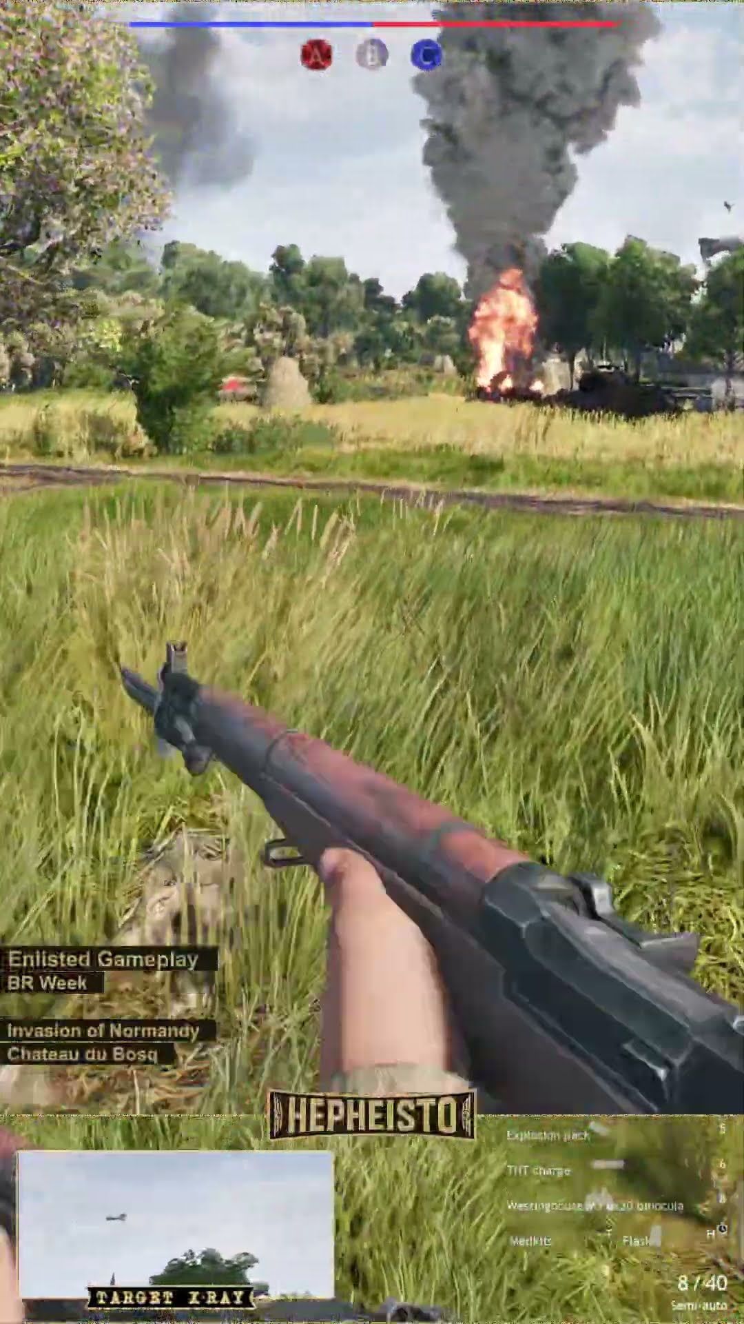 Anti Tank Gunner eliminates Tiger II (P) with M9 Bazooka