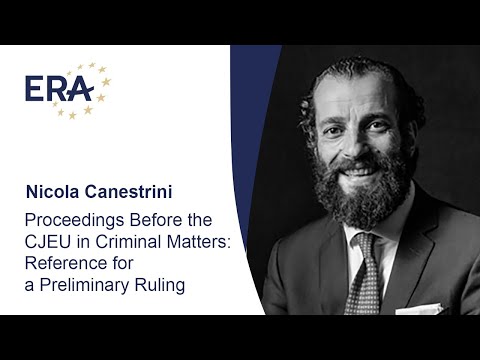 Proceedings Before the CJEU in Criminal Matters: Reference for a Preliminary Ruling