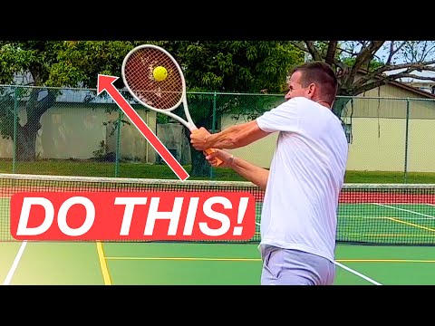 How to Hit a HIGH Two-Handed Backhand | Unlock 2 Power Sources!!