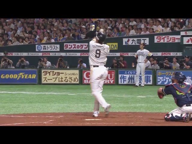 【3回裏】今日は思いっきりかっ飛ばした!! ホークス・柳田の完璧3ラン!! 2017/6/7 H-S