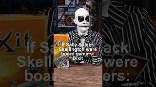 What Christmas means to Jack vs Sally 🤣#boardgameparody #shorts